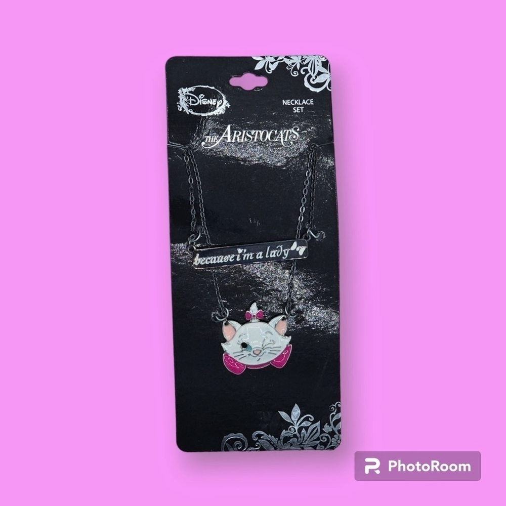 Disney The Aristocats Marie Necklace Set